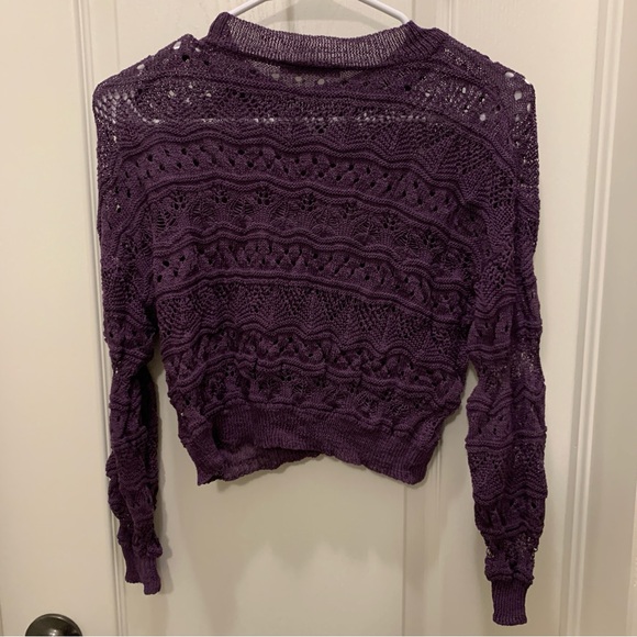 3/$35 shein lune drop shoulder open knit sweater - Picture 4 of 9